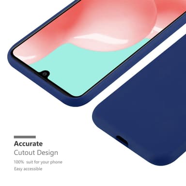 Deksel Samsung Galaxy A41 Silikon cover (blå)
