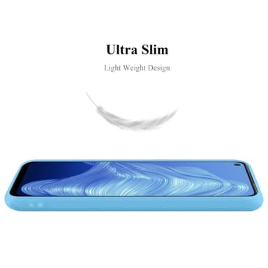 Deksel Realme 7 5G Silikon cover (blå)