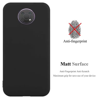 Deksel Nokia G10 / G20 Silikon cover (Svart)