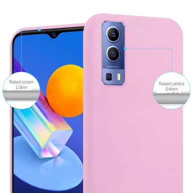Deksel Vivo Y52 5G / Y72 5G Silikon cover (rosa)