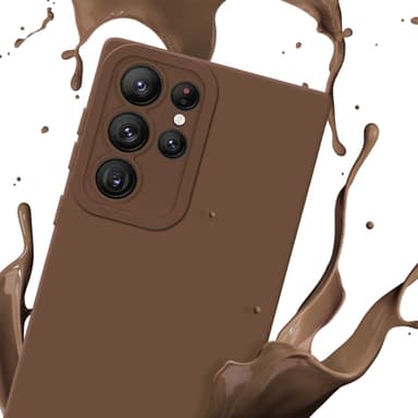 Samsung Galaxy S22 ULTRA Deksel case (brun)
