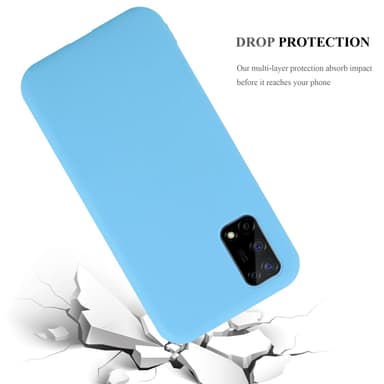 Deksel Realme 7 5G Silikon cover (blå)