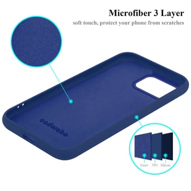 Motorola MOTO G 5G PLUS silikondeksel case (Blå)