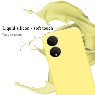 Honor X7 silikondeksel case (gul)