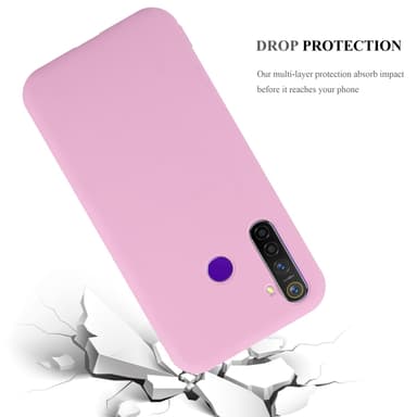 Deksel Realme 5 / 5i / 6i / C3 Silikon cover (rosa)