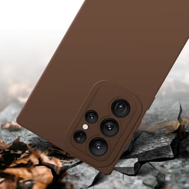 Samsung Galaxy S22 ULTRA Deksel case (brun)