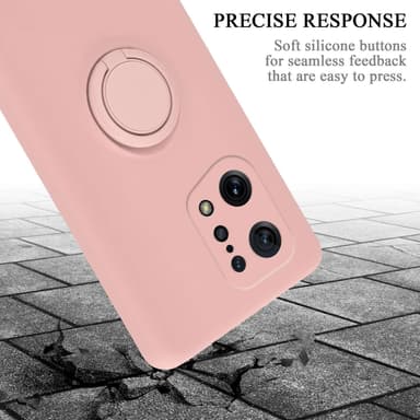 Deksel Oppo FIND X5 Ring Case (rosa)