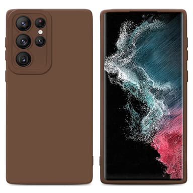 Samsung Galaxy S22 ULTRA Deksel case (brun)