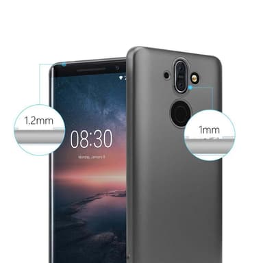 Deksel Nokia 8 Sirocco Case Cover (grå)
