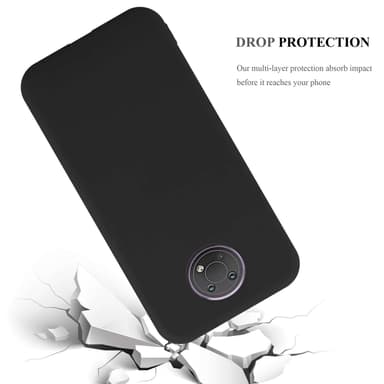 Deksel Nokia G10 / G20 Silikon cover (Svart)