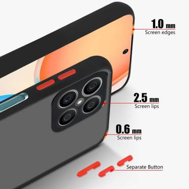 Honor X8 4G Deksel Case Cover (Svart)