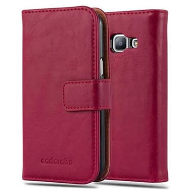 Samsung Galaxy J1 2015 lommebokdeksel etui (rød)