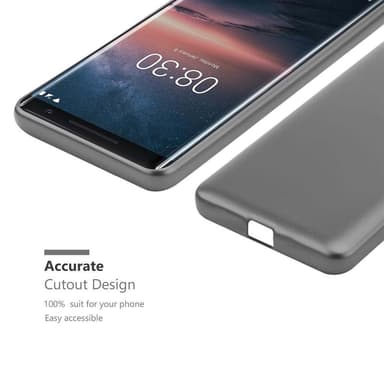 Deksel Nokia 8 Sirocco Case Cover (grå)