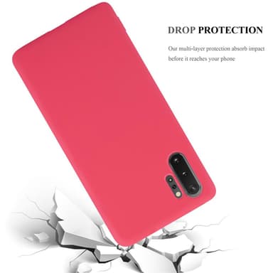 Deksel Samsung Galaxy NOTE 10 PLUS Silikon cover (rød)