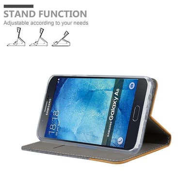 Samsung Galaxy A8 2015 lommebokdeksel etui (grå)