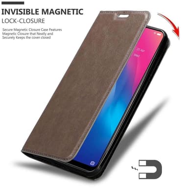 Vivo Y85 lommebokdeksel case (brun)