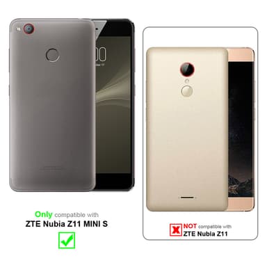 ZTE Nubia Z11 MINI S lommebokdeksel case (rød)