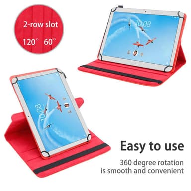 Lenovo Tab P10 (10.1 tomme) deksel til nettbrett (rød)