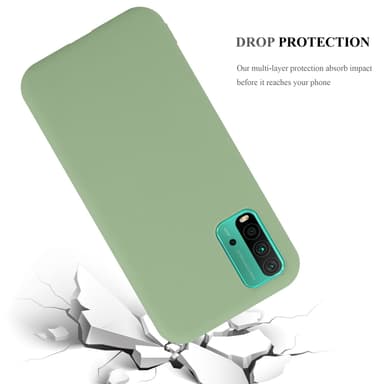 Deksel Xiaomi RedMi 9T / POCO M3 Silikon cover (grønn)