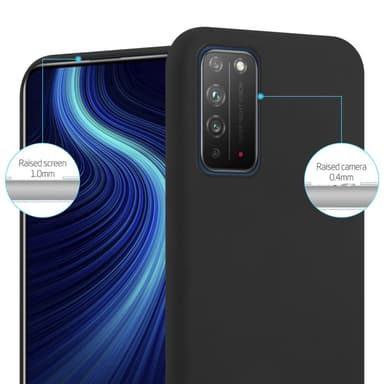 Deksel Honor X10 Silikon cover (svart)