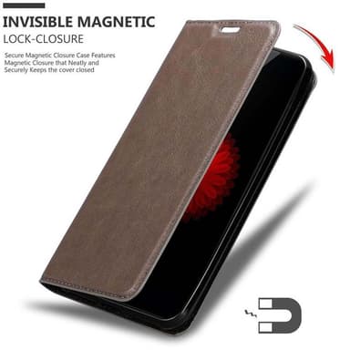 ZTE Nubia Z11 MINI S lommebokdeksel case (brun)