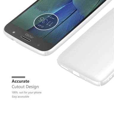 Deksel Motorola MOTO G5S PLUS Case Cover (sølv)