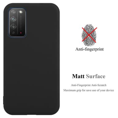 Deksel Honor X10 Silikon cover (svart)