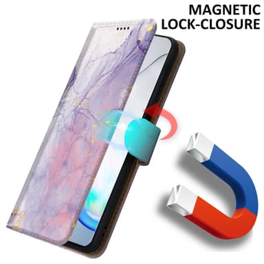 Samsung Galaxy NOTE 10 PLUS lommebokdeksel etui (lilla)