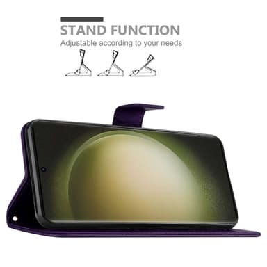 Oppo FIND X2 lommebokdeksel Blomster (Turkis)