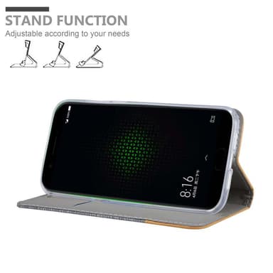 Xiaomi BLACK SHARK lommebokdeksel etui (grå)