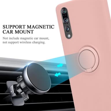 Deksel Huawei P20 PRO / P20 PLUS Ring Case (rosa)