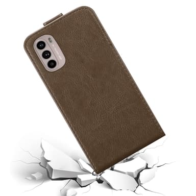 Motorola MOTO G31 / G41 deksel flip cover (brun)