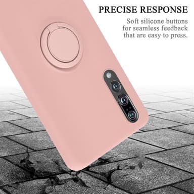 Deksel Huawei P20 PRO / P20 PLUS Ring Case (rosa)