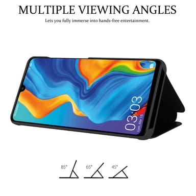 Huawei P30 LITE lommebokdeksel etui (svart)
