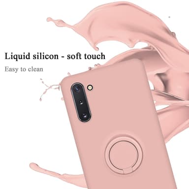 Deksel Samsung Galaxy NOTE 10 Ring Case (rosa)
