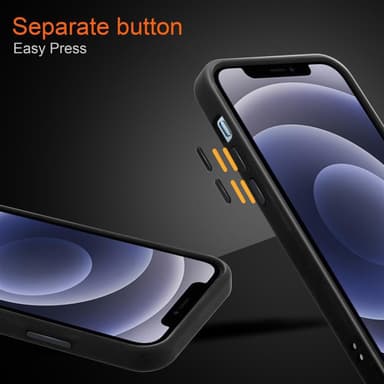 iPhone 12 PRO MAX Deksel Case Cover (gjennomsiktig)