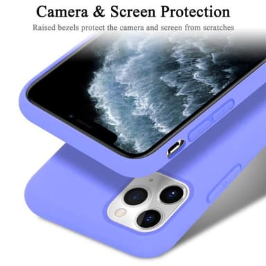 iPhone 11 PRO silikondeksel case (lilla)