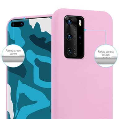 Deksel Huawei P40 PRO / P40 PRO+ Silikon cover (rosa)
