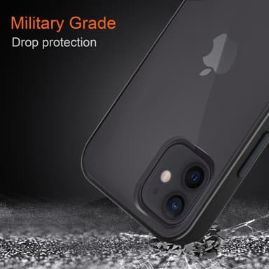 iPhone 12 PRO MAX Deksel Case Cover (gjennomsiktig)