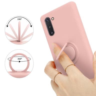 Deksel Samsung Galaxy NOTE 10 Ring Case (rosa)
