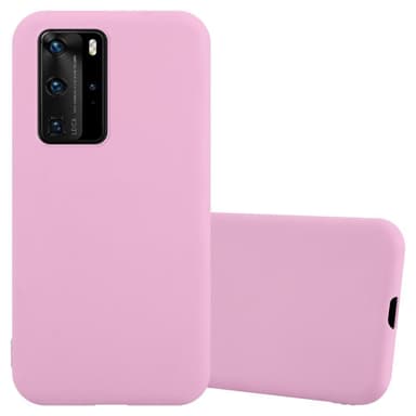 Deksel Huawei P40 PRO / P40 PRO+ Silikon cover (rosa)