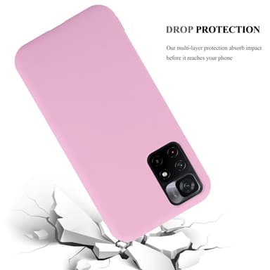 Deksel Xiaomi POCO M4 PRO 5G Silikon cover (rosa)