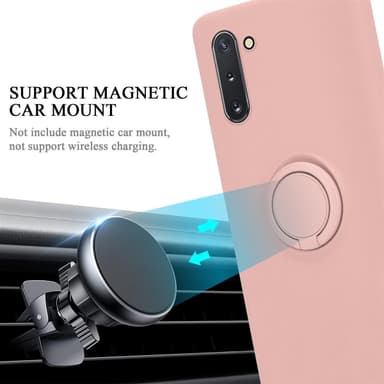 Deksel Samsung Galaxy NOTE 10 Ring Case (rosa)