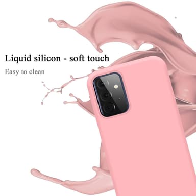 Samsung Galaxy A72 4G / 5G silikondeksel case (rosa)
