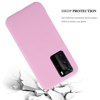 Deksel Huawei P40 PRO / P40 PRO+ Silikon cover (rosa)