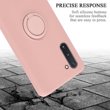 Deksel Samsung Galaxy NOTE 10 Ring Case (rosa)