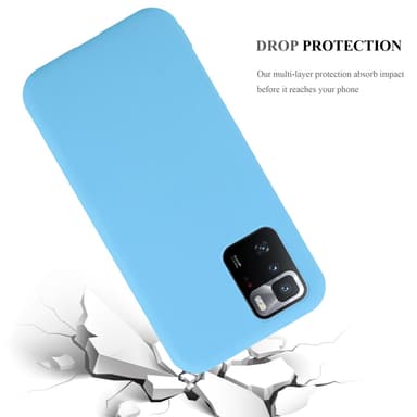 Deksel Xiaomi POCO X3 GT Silikon cover (blå)