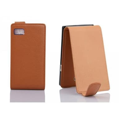 HTC Desire 600 Deksel Cover Etui (brun)