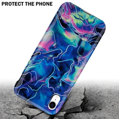 iPhone XR lommebokdeksel etui (blå)
