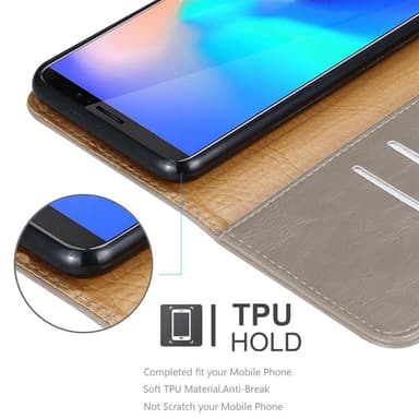 Cubot J3 PRO lommebokdeksel etui (brun)